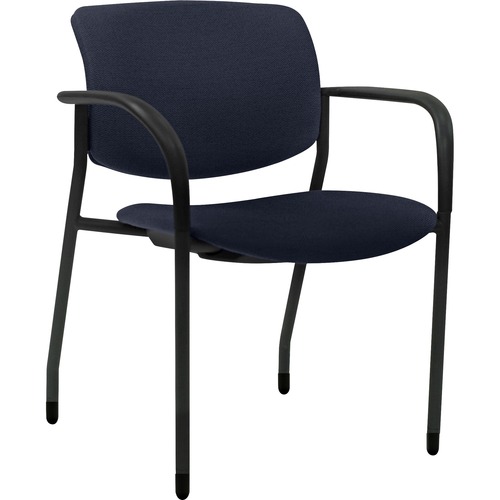Stacking Chairs, w/Arms, Fabric, 25-1/2"x25"x33", 2/CT, DBE