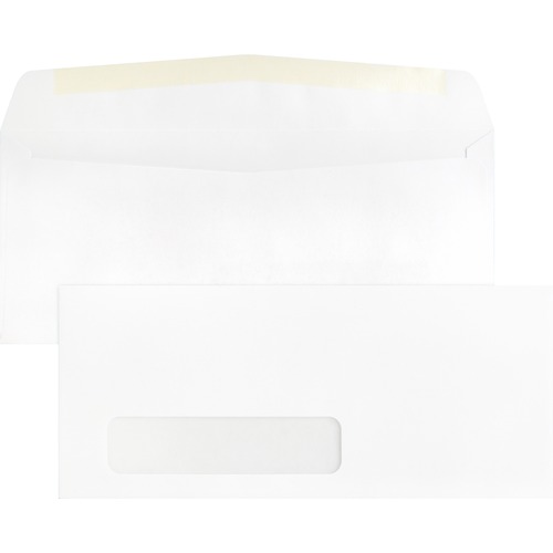 Business Source  Window Envelopes,No 10.,Side Seam,4-1/8"x9-1/2",500/BX,White