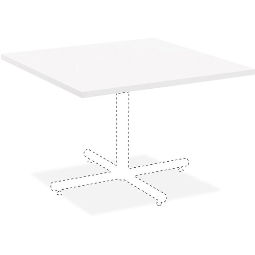 Laminate Square Tabletop, 36"x36", White