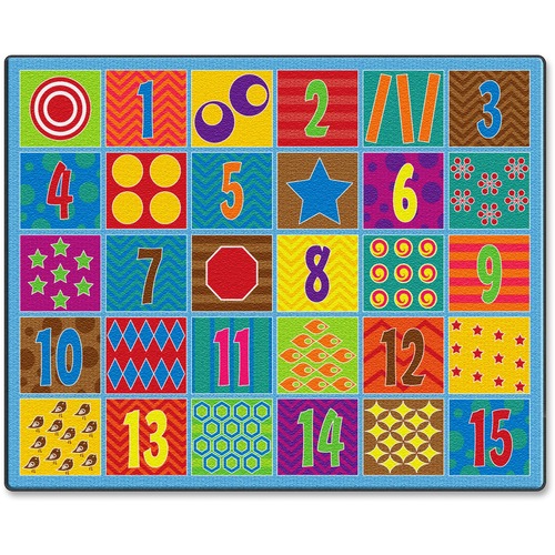 Counting Fun Numbered Rug, 10'9x13'2, Multi