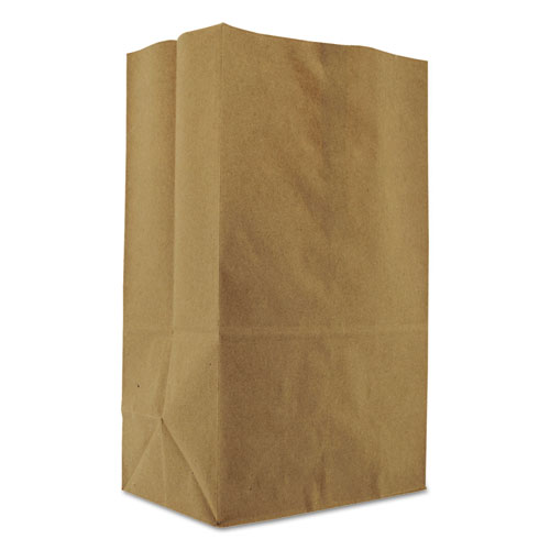 1/8 Bbl Paper Grocery Bag, 57 Lb Kraft, Standard 10 1/8 X6 3/4 X14 3/8, 500 Bags