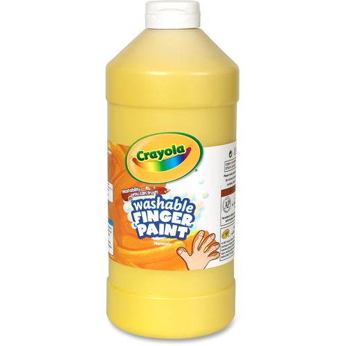 Washable Finger Paint, 32oz., Yellow