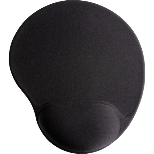 Gel Mouse Pad, Wrist Rest, 9"x10"x1", Black