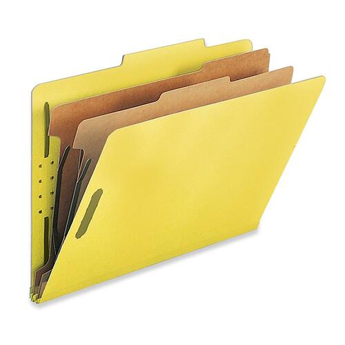 Classification Folders,w/ Fstnrs,2 Dvdrs,Legal,10/BX,YW