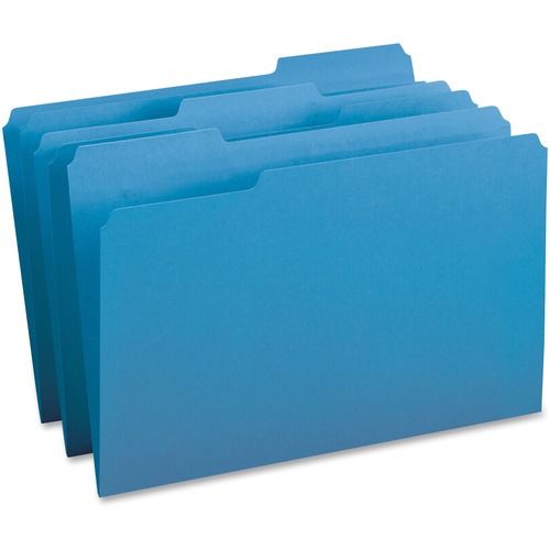 File Folders,1/3-Cut Tabs, Legal-size, 100/BX, BE