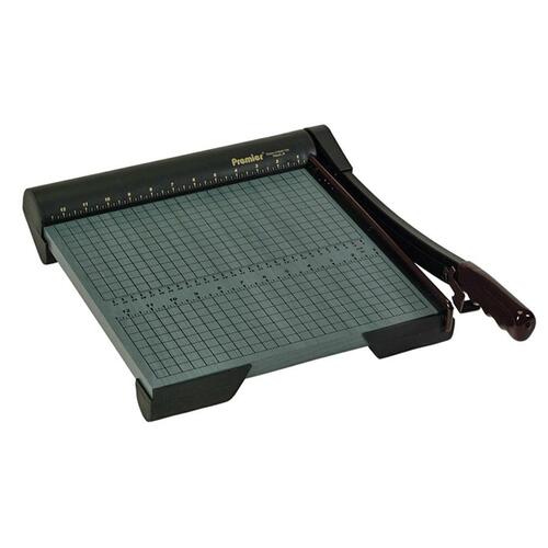 The Original Green Paper Trimmer, 20 Sheets, Wood Base, 12 1/2"x 12"