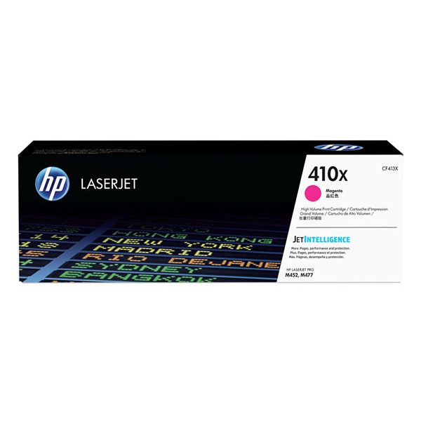 Hewlett-Packard  Toner Cartridge, HP 410X, 5000 Page Yield, Magenta