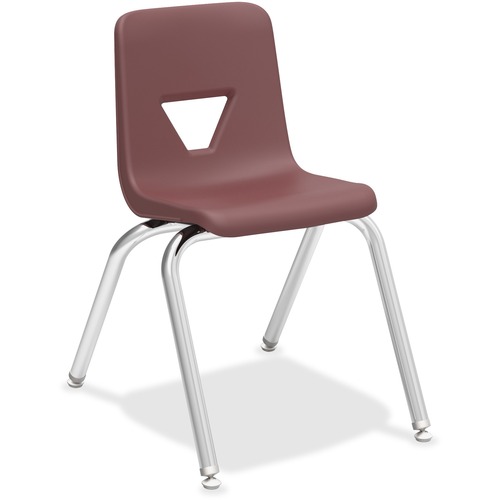 Student Chairs, Stacking, 15-7/8"x20-1/2"x27", 4/CT, BY