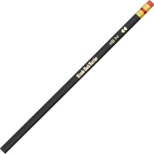 Mirado Black Warrior Woodcase Pencil, Hb #2, Black Matte, Dozen