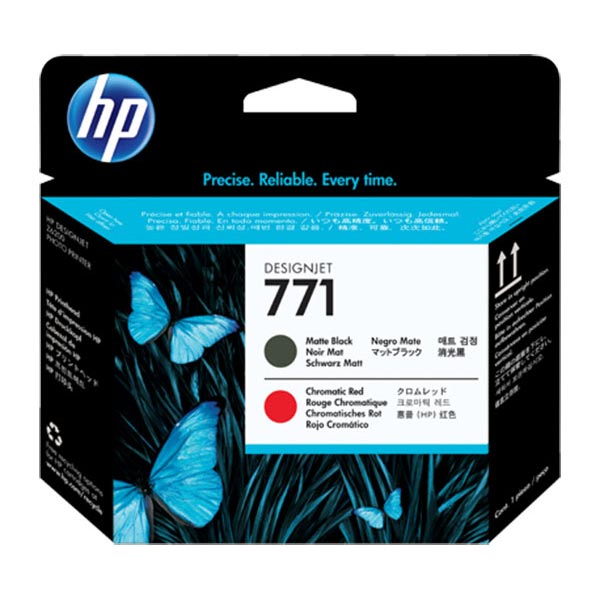 Hewlett-Packard  HP Printhead 771, Matte Black/Chromatic Red