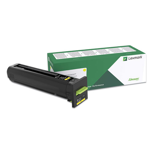 Lexmark CX820 CX825 CX860 High Yield Yellow Return Program Toner Cartridge for US Government (17000 Yield) (TAA Compliant Version of 82K1HY0)