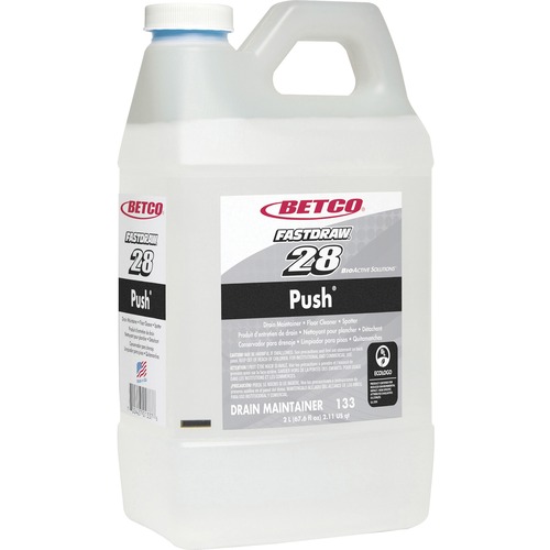 Betco Corporation  Cleaner,f/Floor/Drain/Spots,FastDraw,2 L,4/CT,Milky White