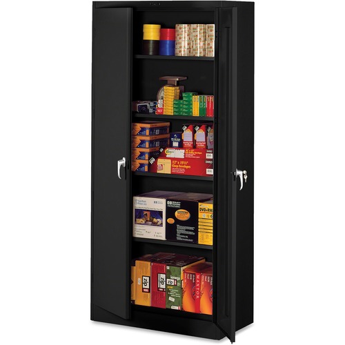 78" High Deluxe Cabinet, 36w X 24d X 78h, Black