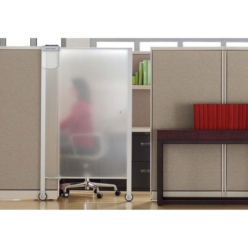 Privacy Screen, f/ 65" Panels,w/Extenders,1-1/4"x38"x65",GY