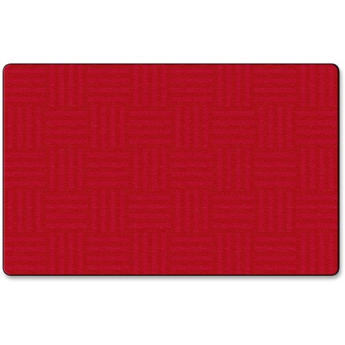 Hashtag Solid Color Rug, 6'x8'4, Cherry