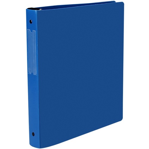 Hanging Storage Binder,3-Ring,1" Capacity,11"x8-1/2",Blue