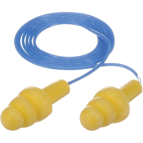 Ear Ultra Corded Earplugs, Disposable, 4/BG, Yellow