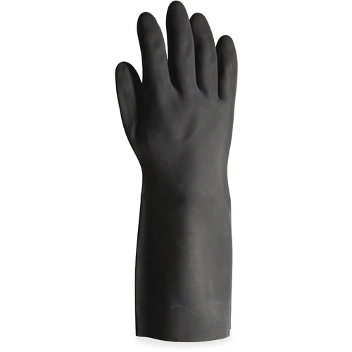 Neoprene Gloves,Flock Lined,Long Sleve,15"L,MD,12/DZ,Black