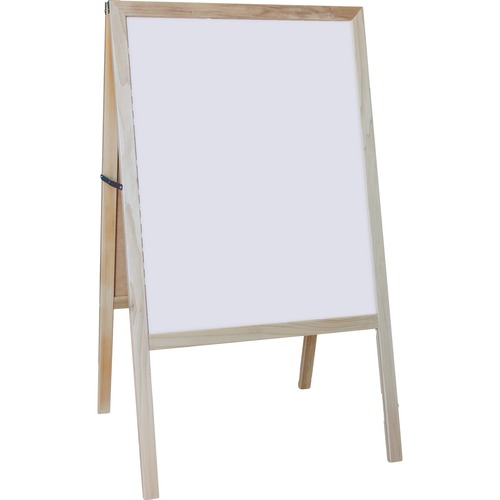 Signage Easel, Dry-Erase/Chalkboard, 24"Wx42"H, Multi