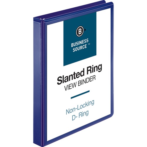 View Binder, D-Ring, 1", Navy