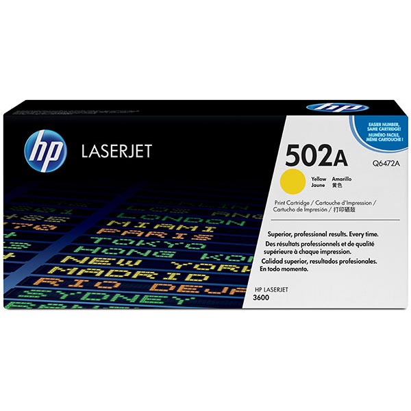 Hewlett-Packard  Laser Print Cartridge, For HP 3600, 4000 Page Yield, Yellow