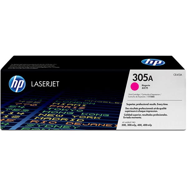 Hewlett-Packard  Toner Cartridge, HP305A, Magenta