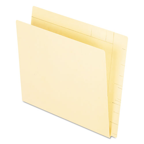 Conversion Folders, Straight Cut, Top Tab, Letter, Manila, 100/box