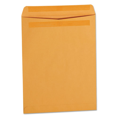 Self Stick File Style Envelope, 10 X 13, Brown, 250/box