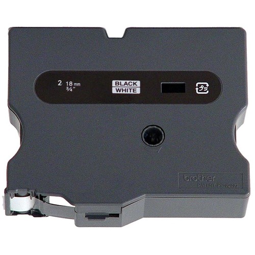 Tx Tape Cartridge For Pt-8000, Pt-Pc, Pt-30/35, 3/4"w, Black On White