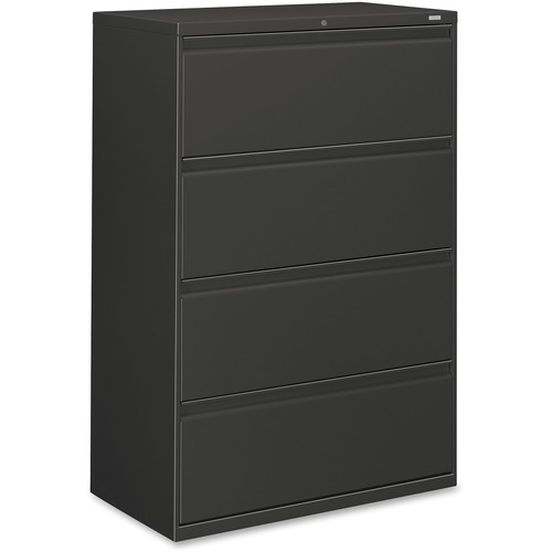4-Drawer Lateral File, W/Lock, 36"x19-1/4"x53-1/4", CCL