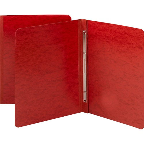 Report Cover, Pressboard, 3" Cap, 9-7/8"x12-3/8", Bright Red