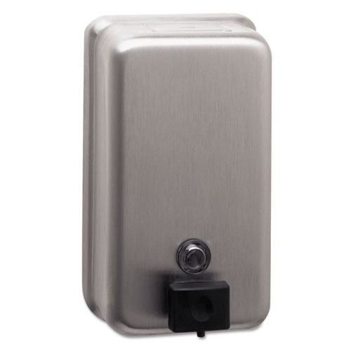 Classicseries Surface-Mounted Soap Dispenser, 40oz, Stainless Steel