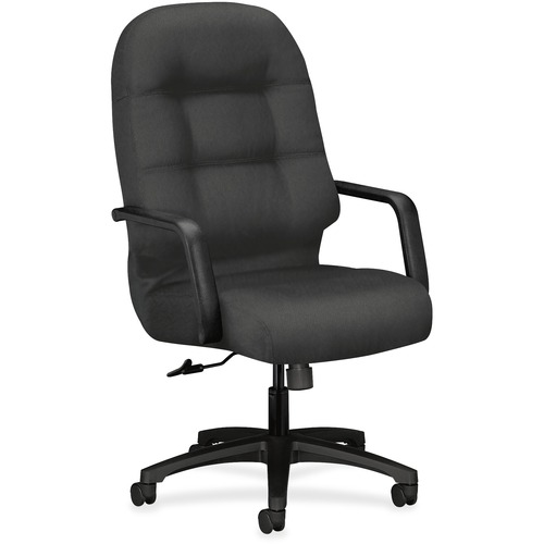 Exec High-Back Chair, 26-1/4"x29-3/4"x46-1/2", Iron Ore