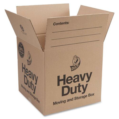 Heavy-Duty Moving/storage Boxes, 16l X 16w X 15h, Brown