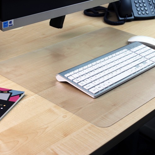 Desk Pad, Heat-Resistant, Anti-Slip, 20"x36", Clear