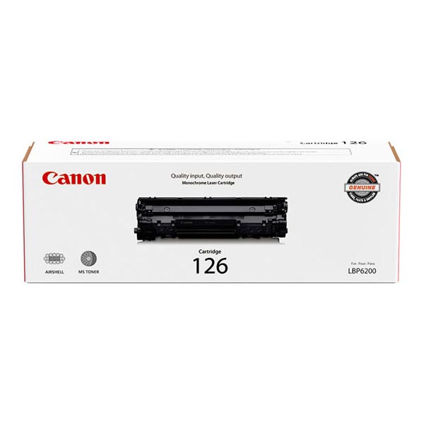 Canon (CRG-126) imageCLASS LBP6200d LBP6230dw Toner Cartridge (2100 Yield)