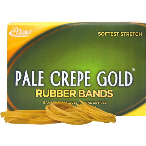 Rubber Bands, No.54, 1lb, Pale Crepe Gold