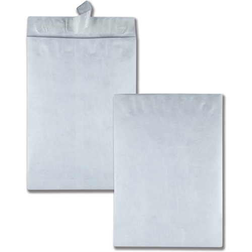 Tyvek Open-End Jumbo Mailers,Plain,13"x19",25/BX,White