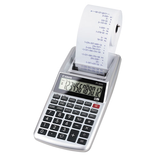 Canon P1-DHV-3 Portable/Palm Printing Calculator Includes: Double Check Function Easy Paper Loading