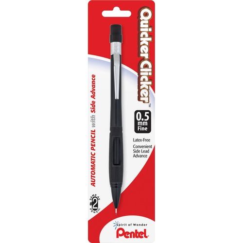 Quicker Clicker Mechanical Pencil, 0.5 Mm, Black Barrel