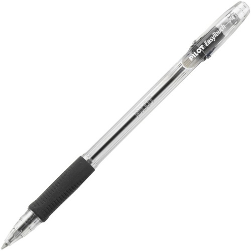 EASYTOUCH BALLPOINT STICK PEN, BLACK INK, 1MM, DOZEN