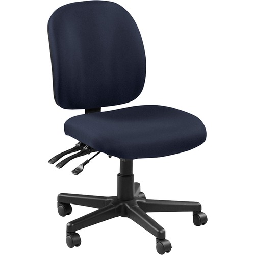 Mid-back Task Chair, 20"x18"x43", Periwinkle Blue