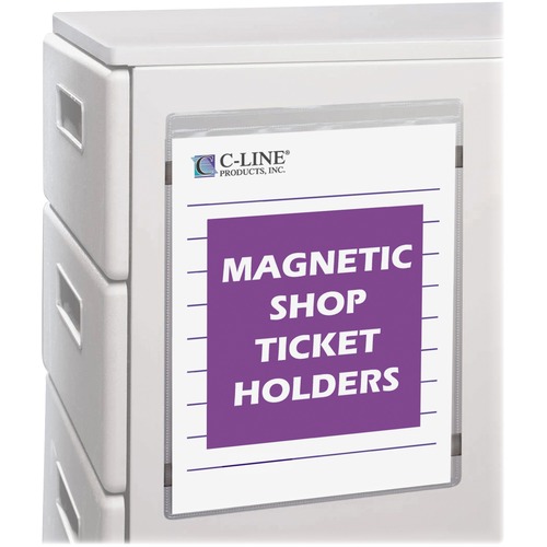 MAGNETIC SHOP TICKET HOLDERS, SUPER HEAVYWEIGHT, 15 SHEETS, 8 1/2 X 11, 15/BX