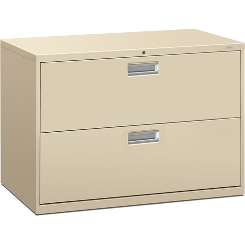 600 Series Two-Drawer Lateral File, 42w X 19-1/4d, Putty