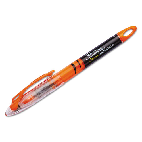 Liquid Highlighter, Chisel Point, 12/pk, Fluorescent Orange