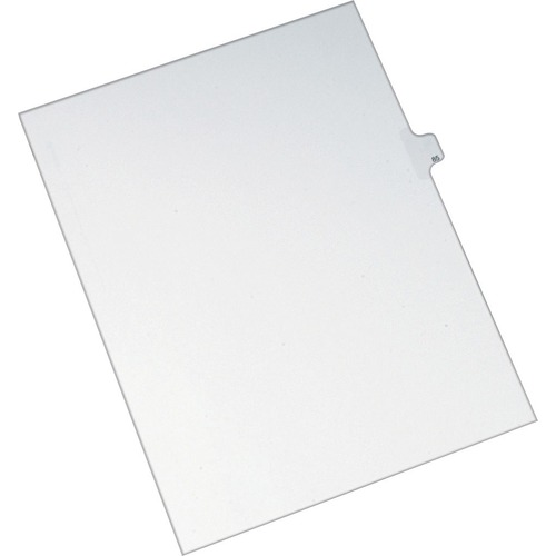 Index Dividers,Side Tab 85 - 1/25 Cut,8-1/2"x11",25/PK,WE