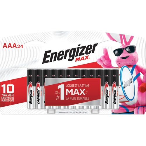 Max Alkaline Batteries, Aaa, 24 Batteries/pack