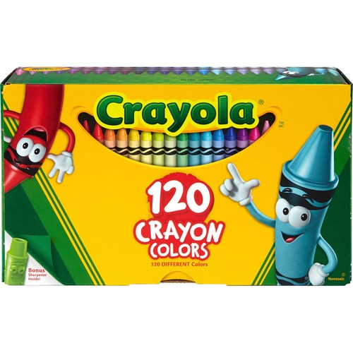 Classic Color Crayons, Tuck Box, 120 Colors