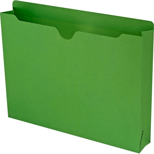 Colored File Jackets W/reinforced 2-Ply Tab, Letter, 11pt, Green, 50/box