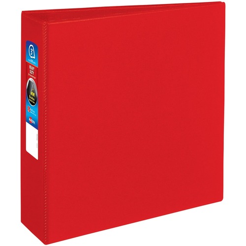 Heavy-Duty Binder With One Touch Ezd Rings, 11 X 8 1/2, 3" Capacity, Red